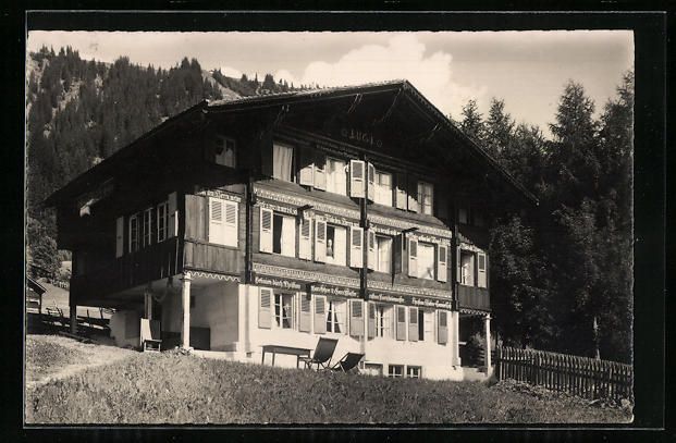 Cartoline postali: Adelboden, Pension Hari zum Schlegeli, S – Usato da Berlin venduto da bartko-reher