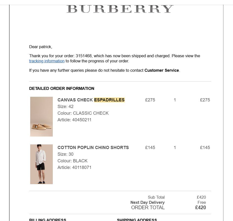 Burberry Scarpe da uomo: Burberry Canvas Check Espadrilles, Size 42 – Usato da Wilen b. Wollerau venduto da ccgold 5