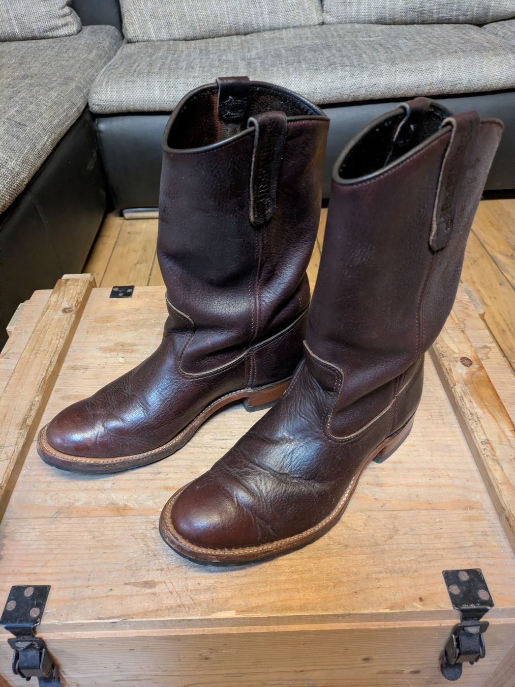 Red Wing Damenschuhe: Red Wing Pecos 9067 DK-Braun Grösse 8 – Gebraucht aus Niederlenz von pco_577d 1