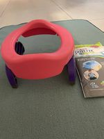 2in1 Pottette Plus Reise-Toilettensitz Pink/Violett gut