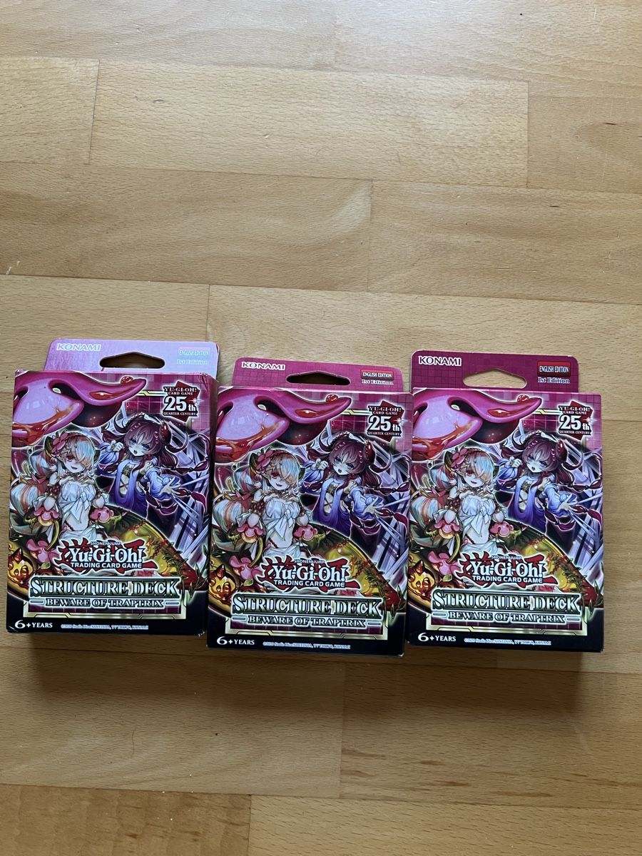 Yugioh Sammelbilder & Trading cards: Yu-Gi-Oh! Traptrix Structure Deck 3er Pack Neu & OVP  – Neu und originalverpackt aus Binningen von Nippon-cc