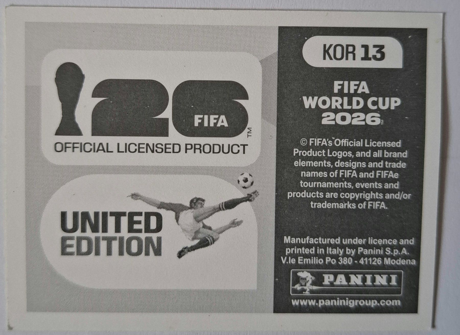 Panini Carte collezionabili: WM 2026 Paninibild Nr. KOR13.. – Nuovo (secondo la descrizione) da Rotkreuz venduto da keerthdi 1