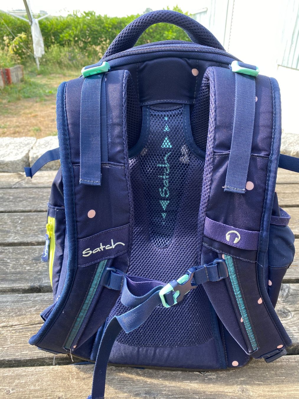 Satch Borse & Zaini: GROSSER SCHULTHEK / RUCKSACK VON SATCH MIT ETUI – Usato da Alberswil venduto da mina012 5