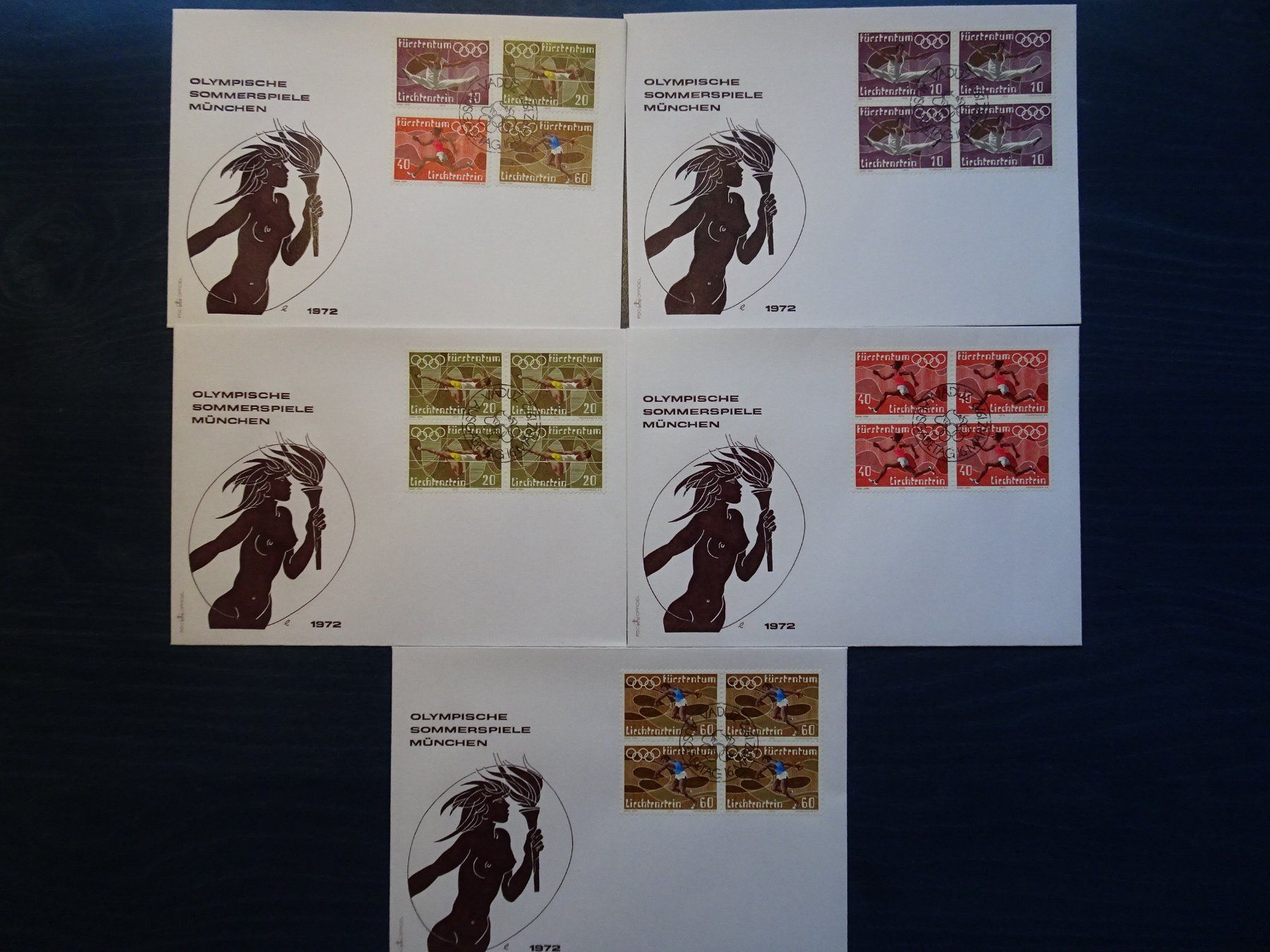 Tous les timbres: FDC 1972 – Neuf (Voir description) à Aadorf par Chnorli-Furz