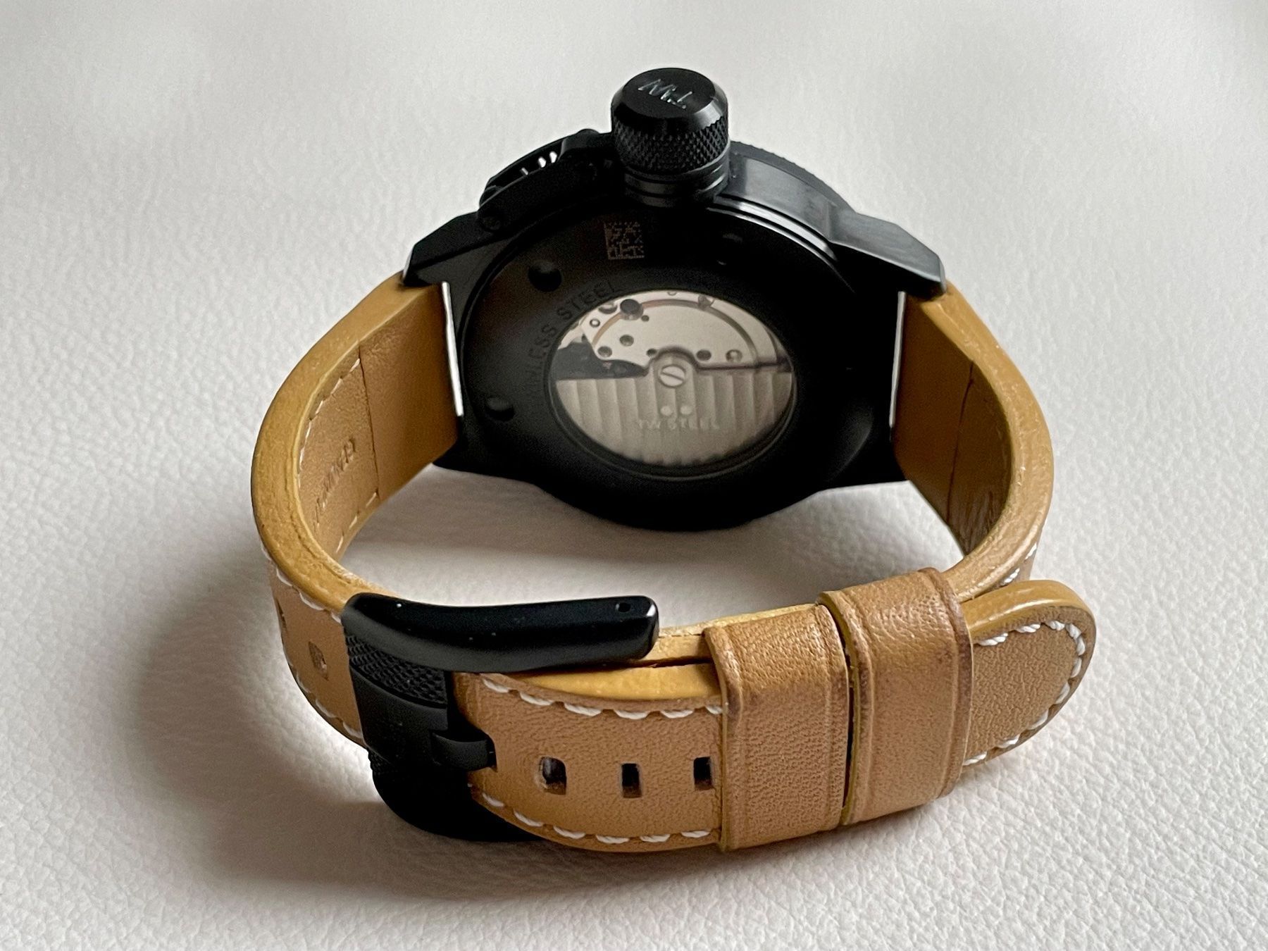 Orologi: TW STEEL CANTEEN LEATHER BLACK CASE AUTOMATIC TWA-202 – Usato da Brüttisellen venduto da eic_bwt5 3