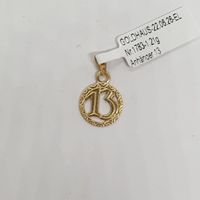 Echt 18K Gold - Glück Anhänger