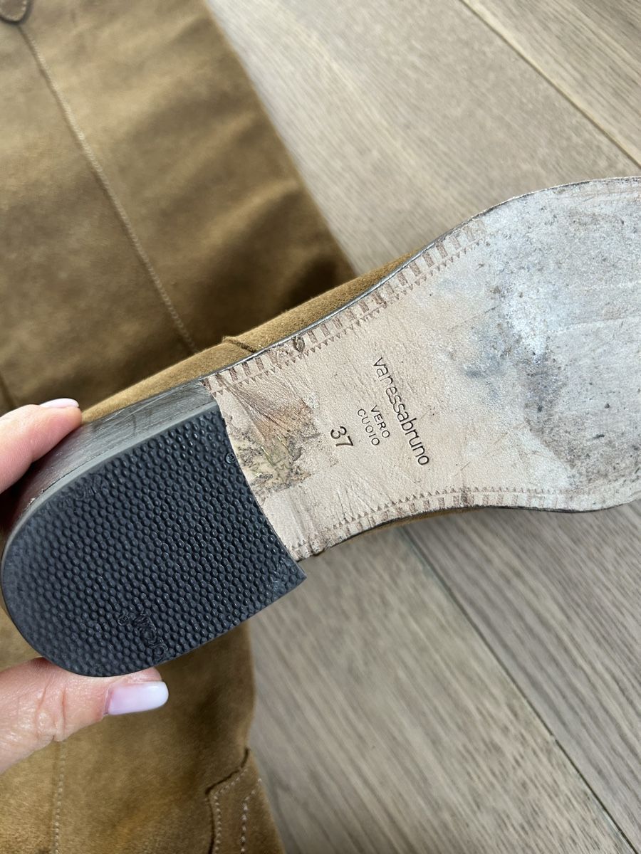 Damenschuhe: Bottes vanessabruno daim marron taille 37 occasion – Gebraucht aus Lully VD von Garance040 3