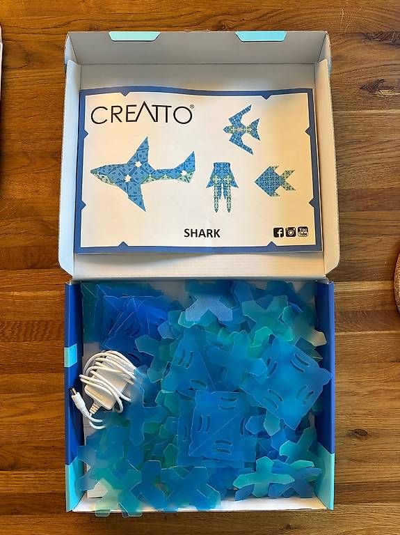 Baukästen: CREATTO Shark, 4-in-1 LED Leuchttier – Gebraucht aus Bremgarten b. Bern von burkard01 1
