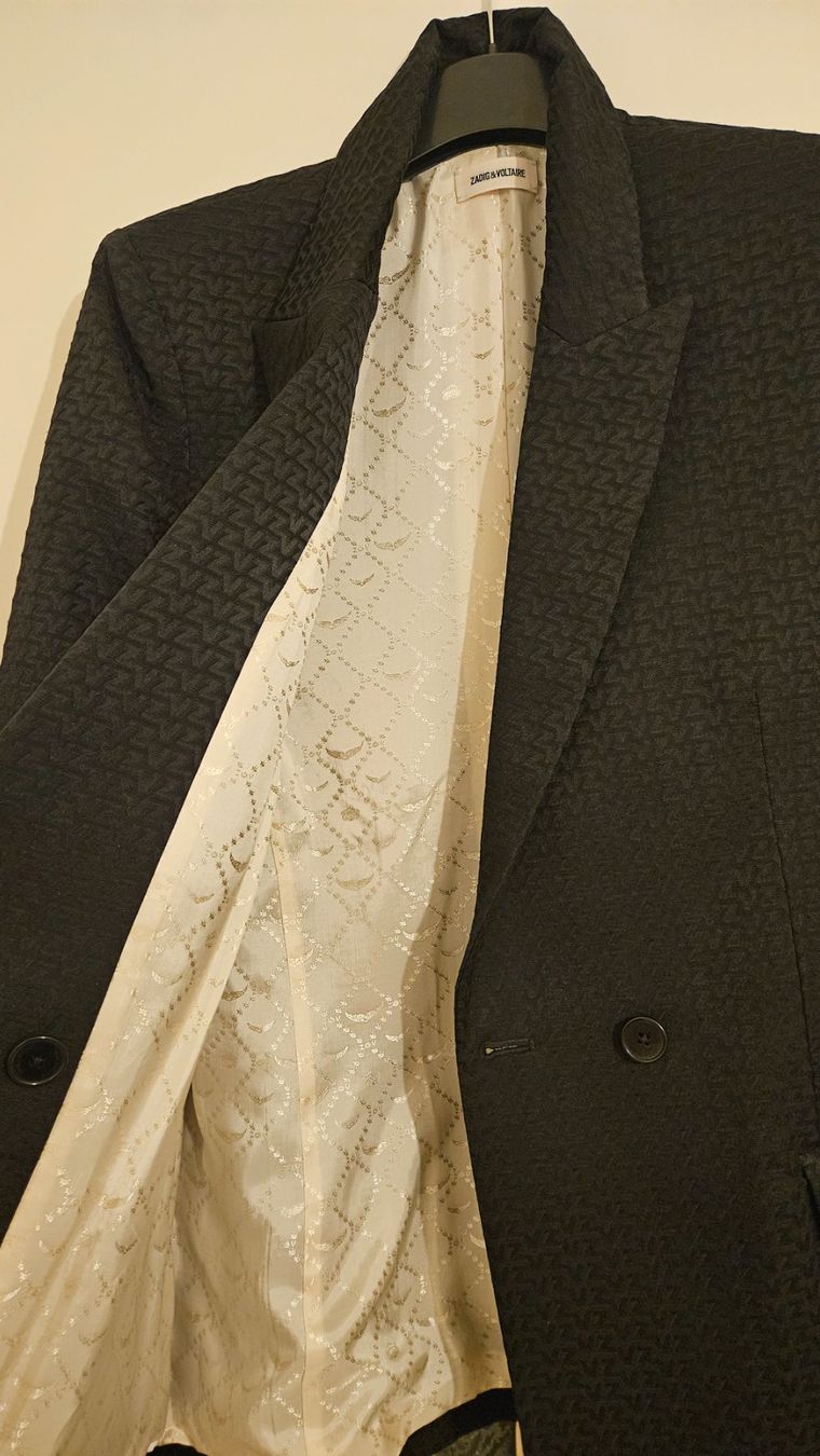 Zadig & Voltaire Giacche: Blazer Jacquard Zadig&Voltaire Noir – Nuovo (secondo la descrizione) da Crans Montana venduto da ser_mps8 2