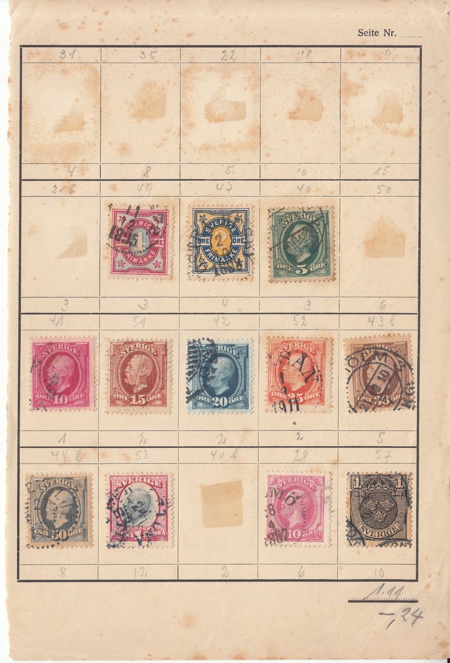 Alle Briefmarken: Auswahlheft Schweden ab 1891 – Gebraucht aus Bürglen TG von StampGraf 4