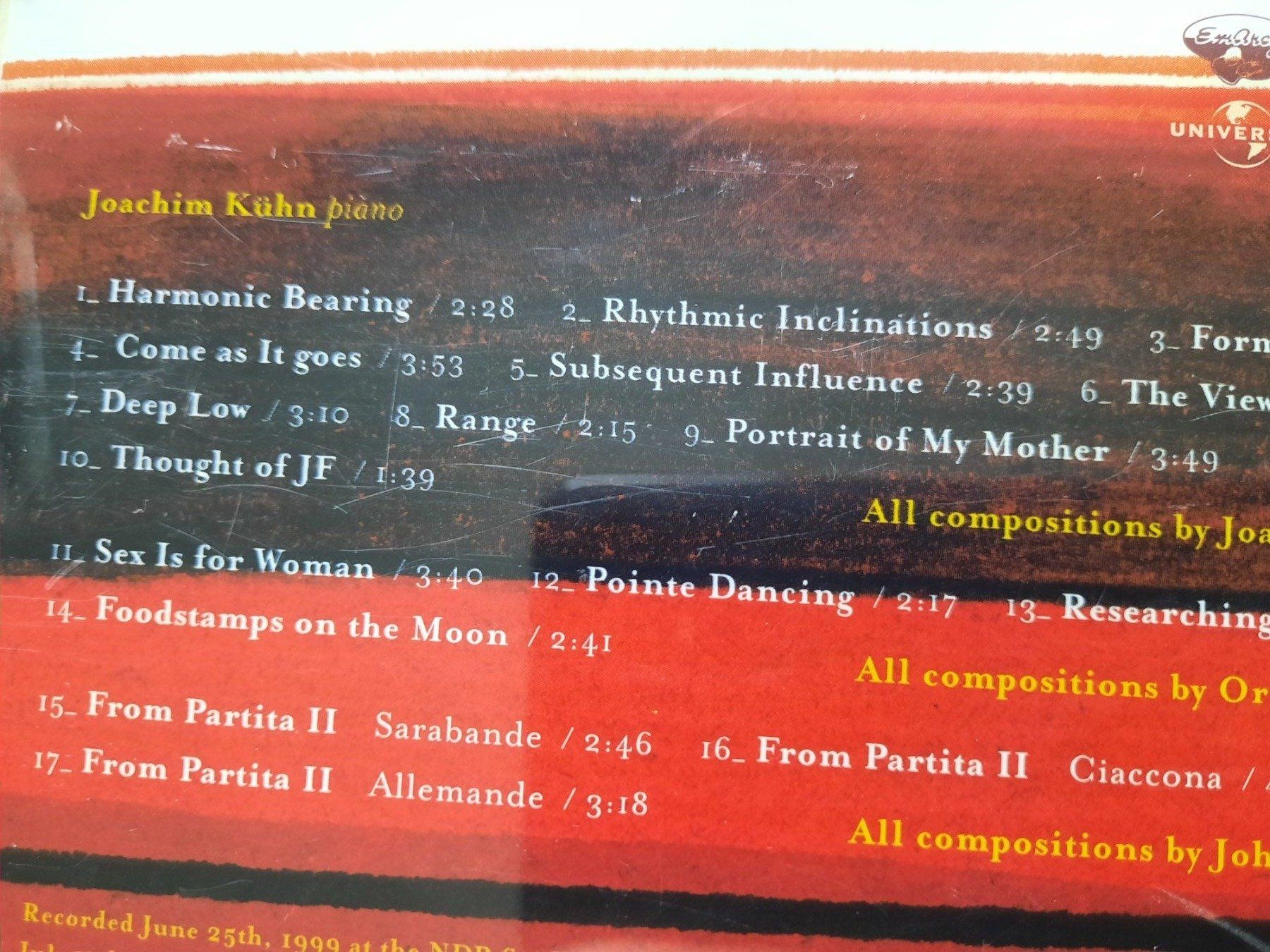 CD: Cd Joachim Kühn - the disminished augmented system – Usato da Pully venduto da bro_n52j 2