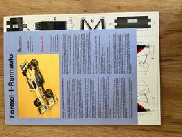 1 Modellbogen Pädagogischer Verlag Formel 1 Rennauto