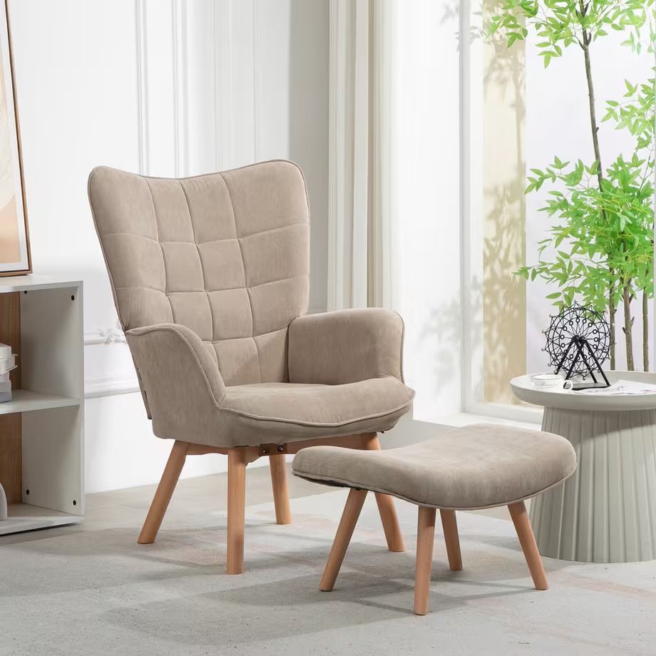 Sessel: Ohrensessel Sessel Homcom – Neu (gemäss Beschreibung) aus Zollikofen von olivgallen