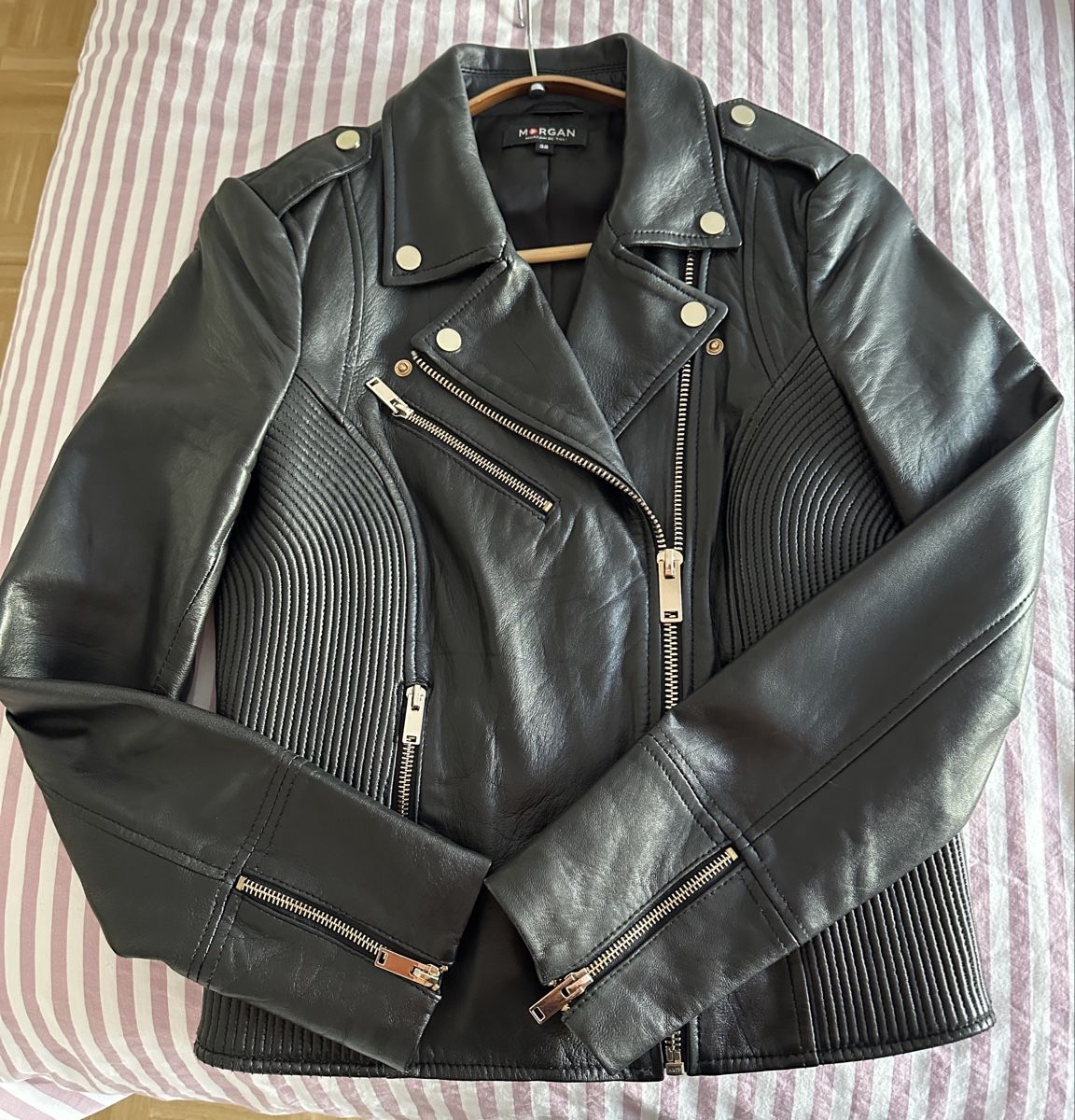 Morgan Giacche: Veste en cuir Morgan – Nuovo (secondo la descrizione) da Genève venduto da Kamill79 4