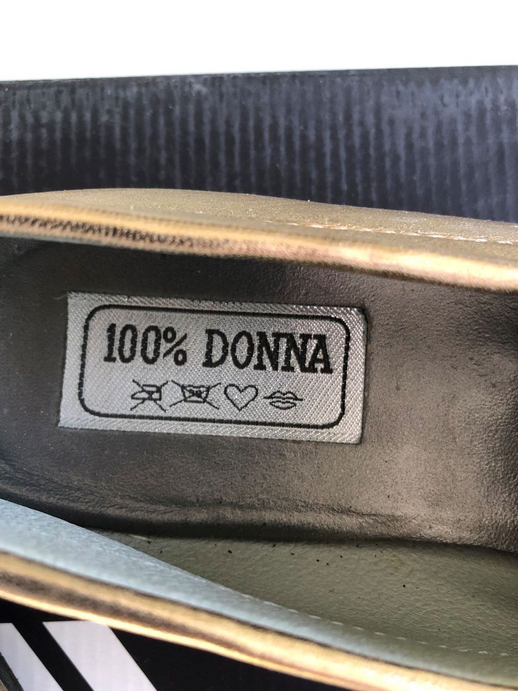 Scarpe da donna: SCHUH Damen Mokassin Voll Leder gold oder silber – Nuovo (secondo la descrizione) da Adliswil venduto da Jessik0 3