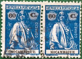 60 C. Mocambique Briefmarken (Porto)