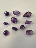 10stk. amethyst 35.8ct (22)