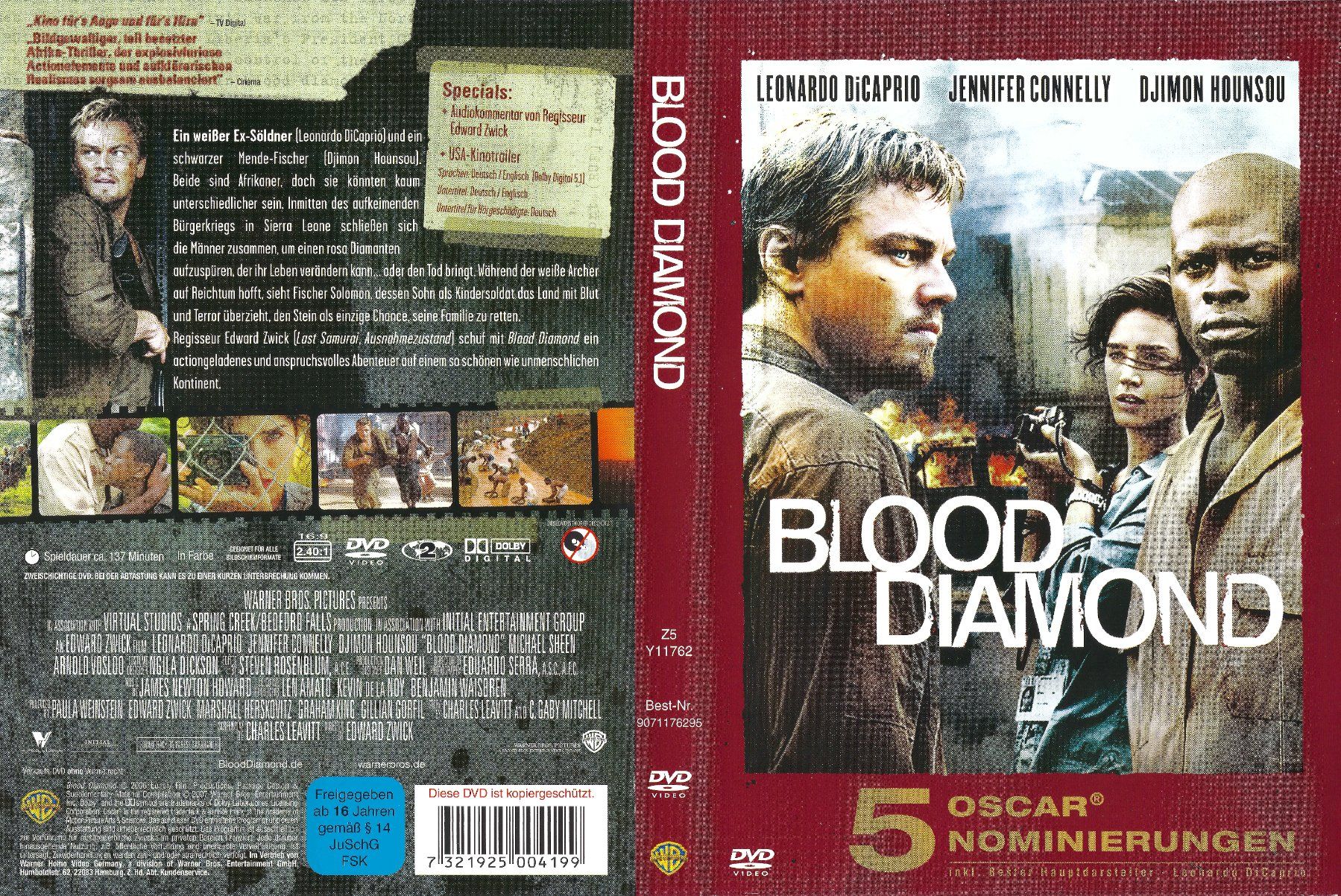 Tutti i DVDs: Blood Diamond (2006) – Usato da Zürich venduto da Cineasten