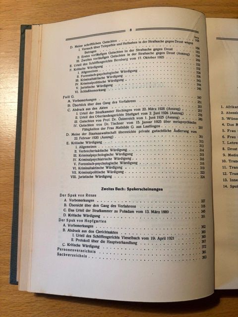 Libri: Buch: "Okkultismus und Verbrechen" 1929 – Usato da Seon venduto da retep012 3