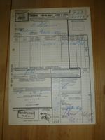 Frachtbrief, Gänsbrunnen- Deitingen 28.Jan.1944