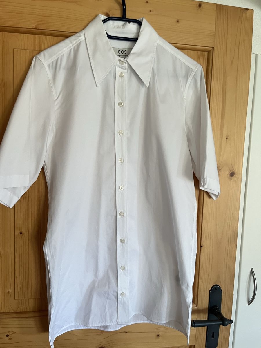 Cos Camicette: COS Hemd kurzarm, weiss Gr. 34  – Nuovo e nell'imballaggio originale da Wädenswil venduto da Iana32