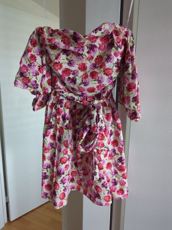 Sommerkleid/schulterfrei/ Gr S/top Zustand