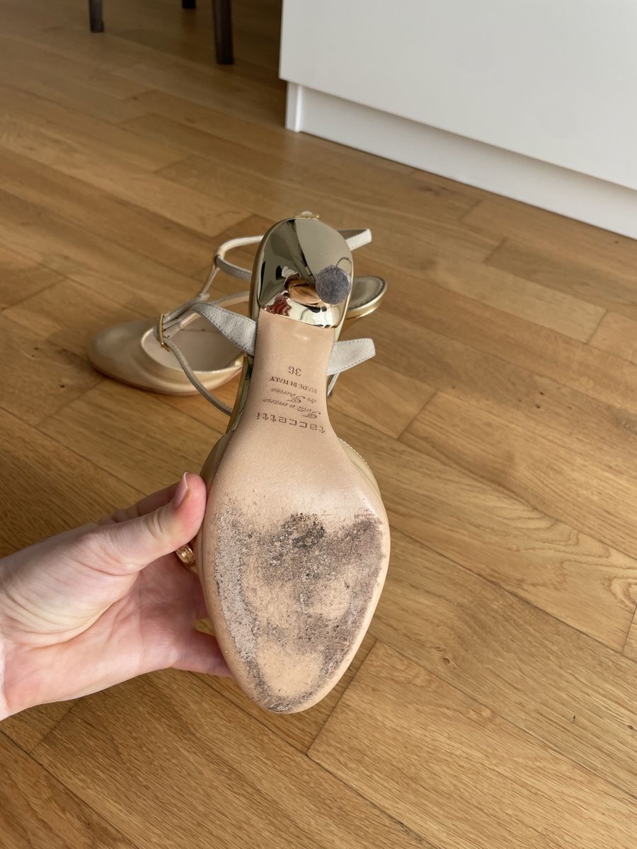 Damenschuhe: Closed heels sandal Shoes size 37 leather – Gebraucht aus Zug von dmjtita 4