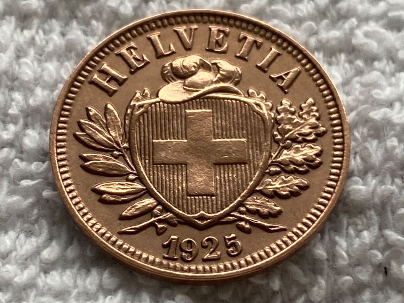 Tutti le monete: 2 centimes/Rappen 1925 – Usato da Nyon venduto da Ilmi09
