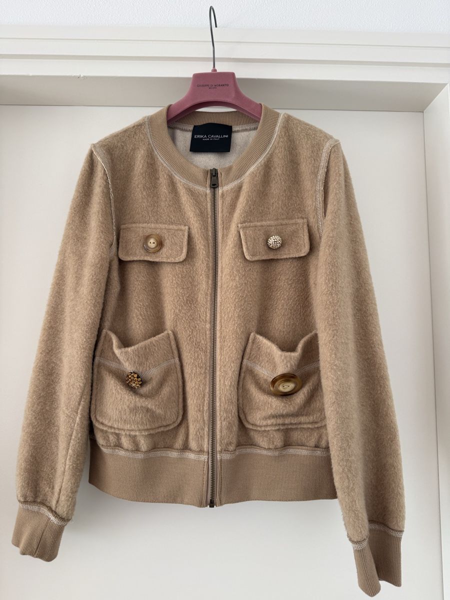 Jacken: Giacca Erika Cavallini beige camel – Gebraucht aus Viganello von mit_hd8q