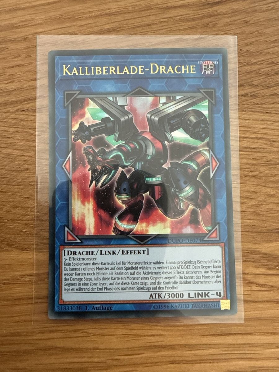 Yugioh Carte collezionabili: Kalliberlade-Drache DUPO-DE074 – Usato da Amriswil venduto da sim_nlb6
