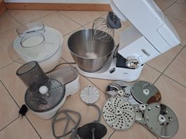 Robot de cuisine Kenwood Chef - Accessoires complets!1000w