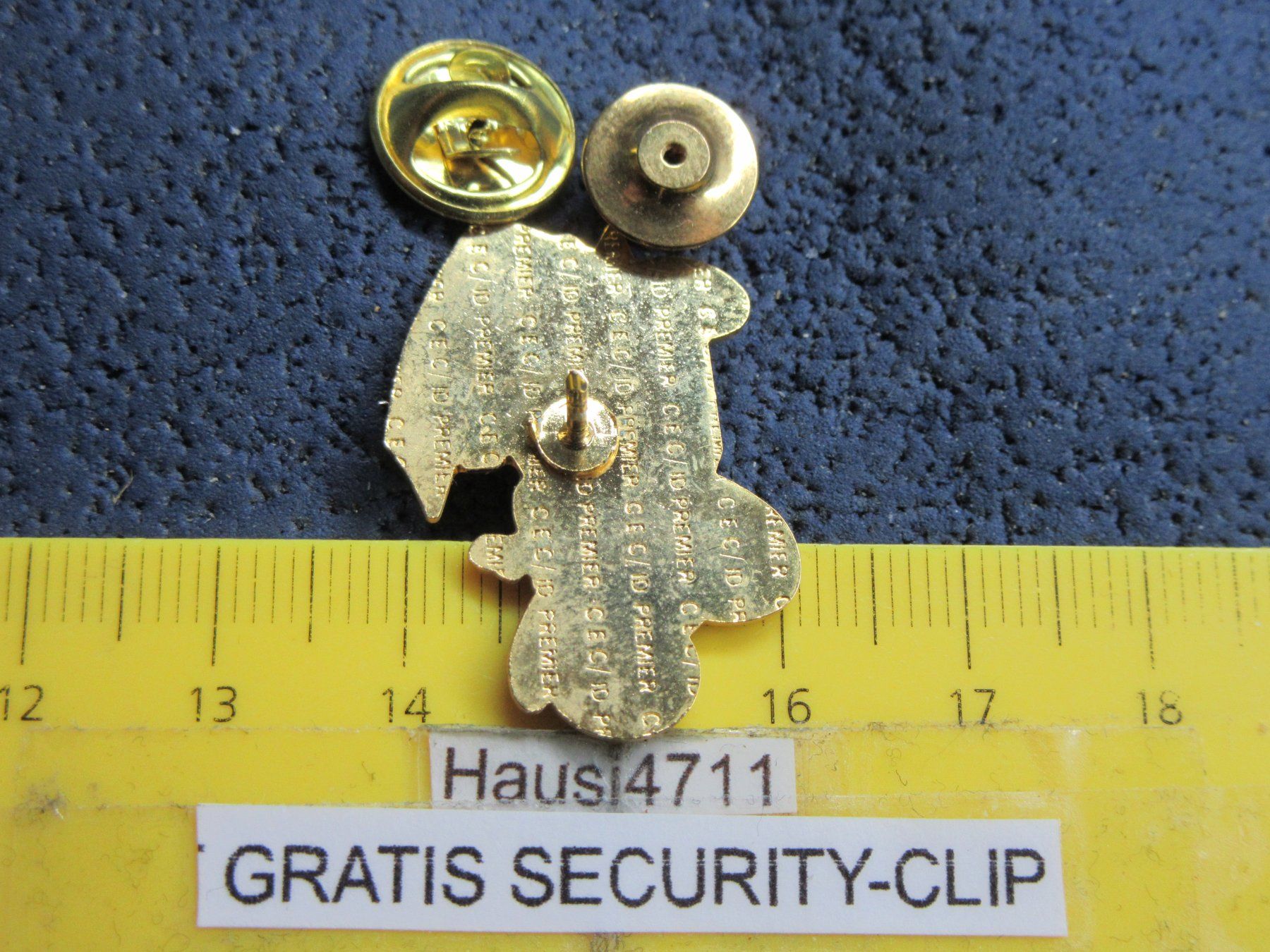 Renault Placchette & Badge: RENAULT OLDTIMER AUTO PIN GLASIERT GOLDIG MIT SECURITY-CLIP – Usato da Ettingen venduto da Hausi4711 2