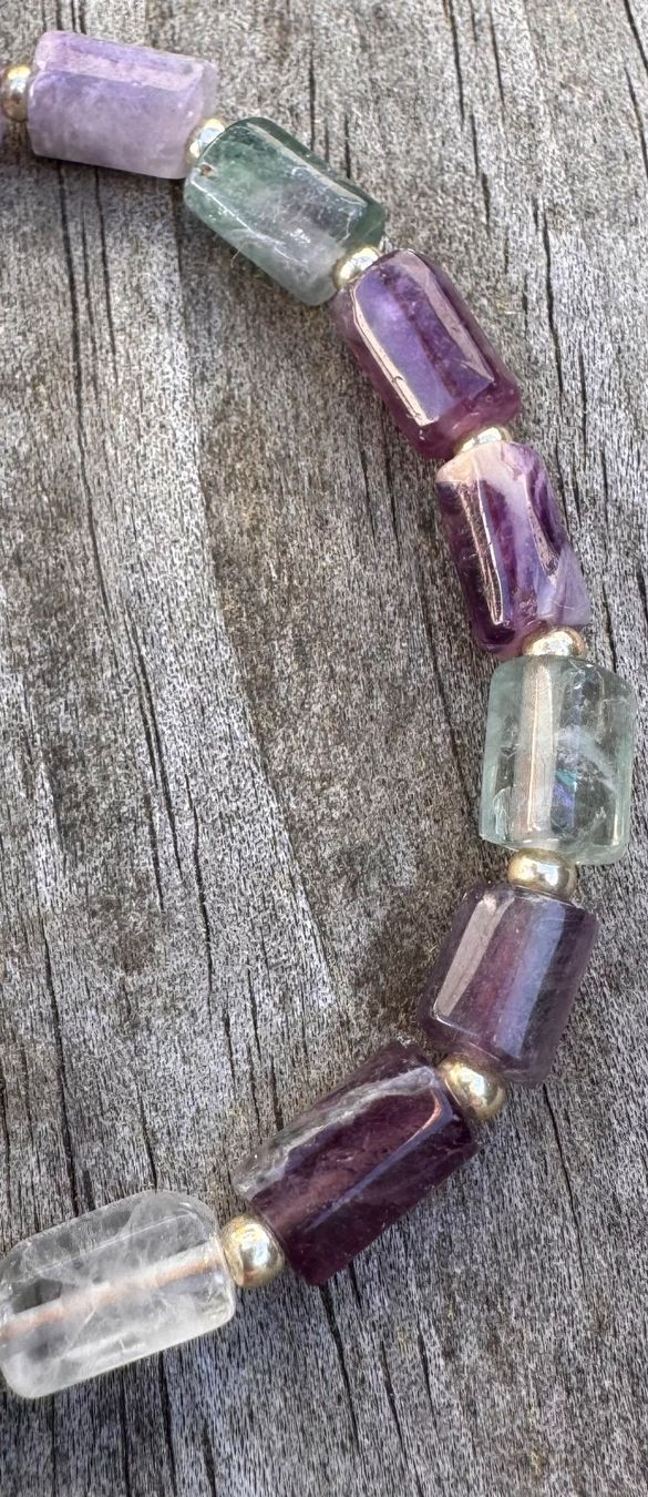 Catenine: Traumhaft schön: Collier/Kette FLUORIT – Nuovo e nell'imballaggio originale da Rombach venduto da Ivreajewels 1