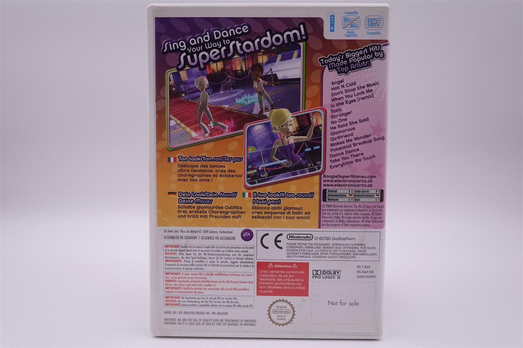 Nintendo Giochi: Boogie Superstar (Wii) – Usato da Herisau venduto da ZelliZone 1