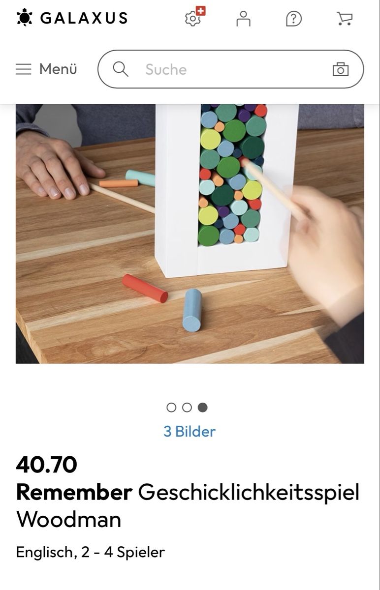 Spiele: Remember Woodman Geschicklichkeitsspiel – Gebraucht aus Zürich von Linda_ga 4
