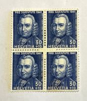 Pro Juventute 1941 - 4er Blocks