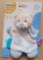 Baby Plüschtuch mit Bärenkopf Bieco ca. 16 x 12 x 6 cm neu