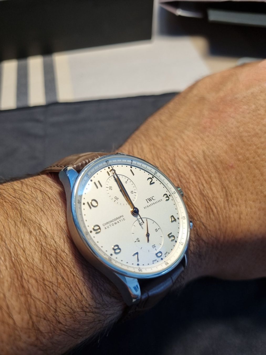 IWC Orologi: Magnifique IWC Portugaise Full set – Usato da CHAMBESY venduto da HDS_Geneve 4