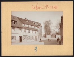 Fotografie Rosswein, Kreuzplatz mit Lade