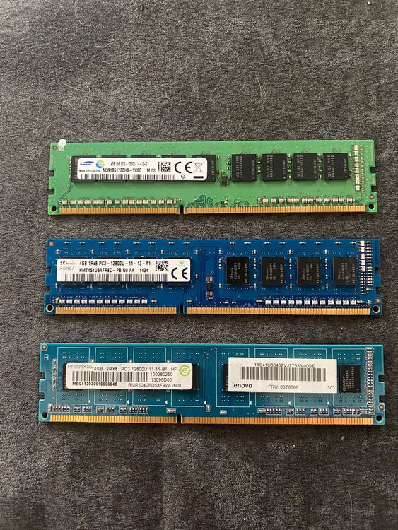 3x 4GB Ram für PC | Kaufen auf Ricardo