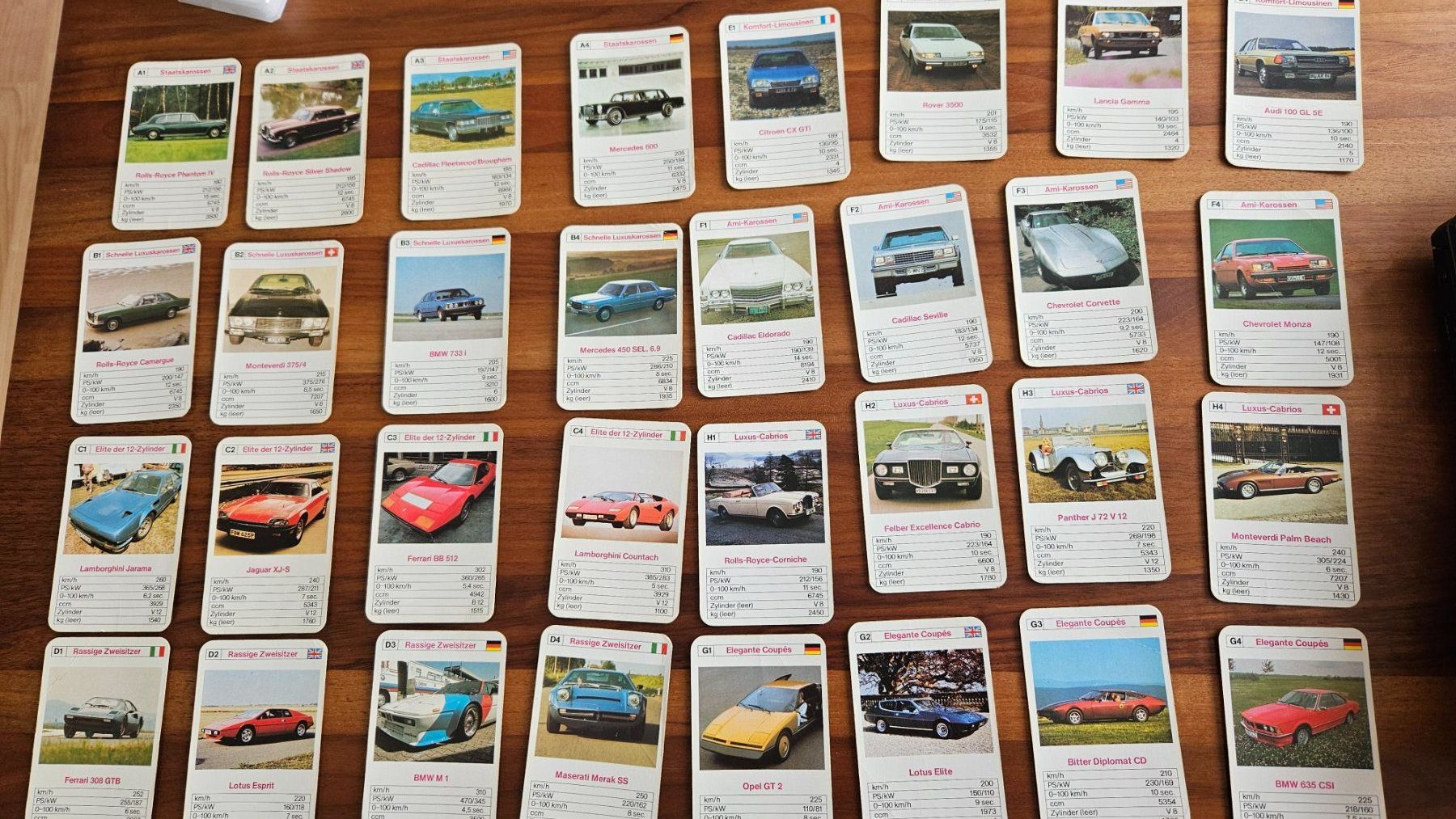 Giochi: Auto Quartett, komplett – Usato da Untervaz venduto da FullFlap777 1