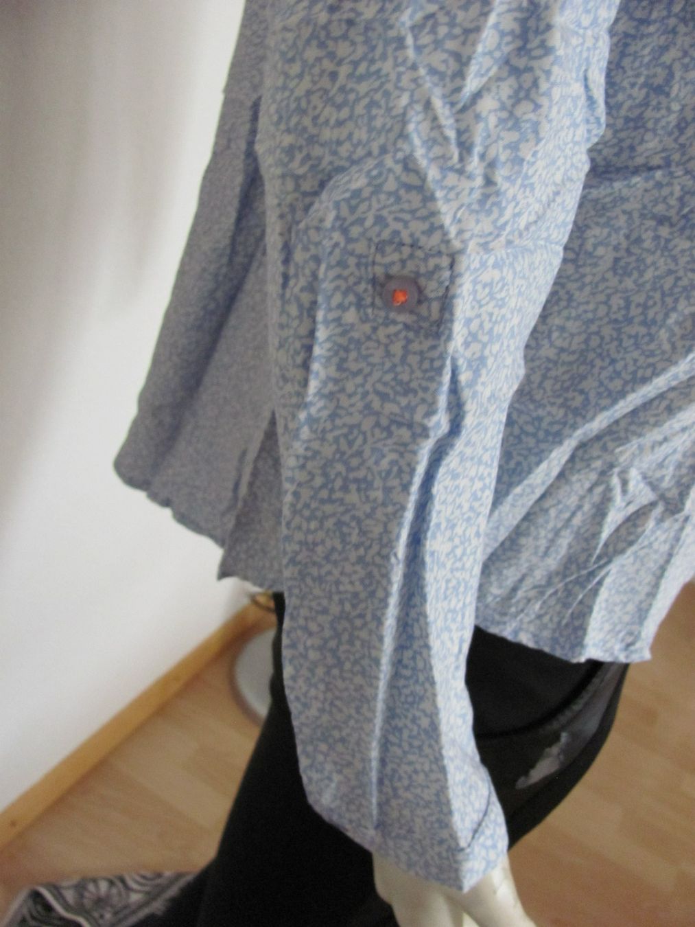 Camicette: Street One Bluse hellblau mit  Muster Gr.38 – Usato da Gümligen venduto da Fantapanda 3