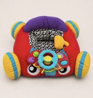 Baby Auto Sitz Spielzeug mit Lenkrad guter Zustand