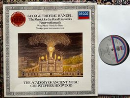 Handel Feuerwerkmusik Wind Music - Decca LP GEWASCHEN TOP