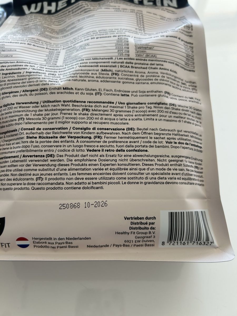 Cibi & Specialità: Whey Protein, Vanille neu – Nuovo e nell'imballaggio originale da Trin venduto da lovelybubble 2