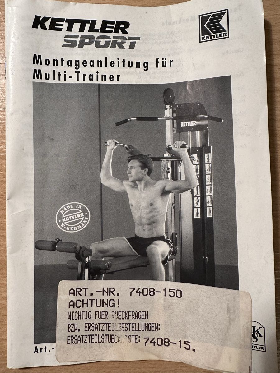 Kettler Hometrainer: Kettler Multi-Trainer – Usato da Auenstein venduto da thb_p7fs 2