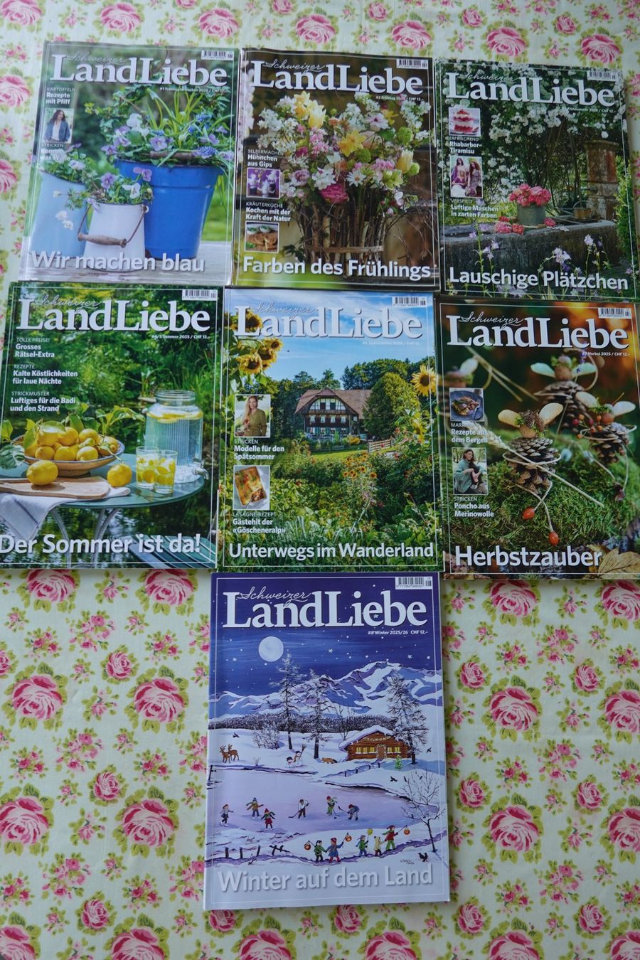 Riviste & Magazine: 7 Schweizer LandLiebe Magazine Schweiz 2025 Garten Kochen... – Usato da Jona venduto da simongarden