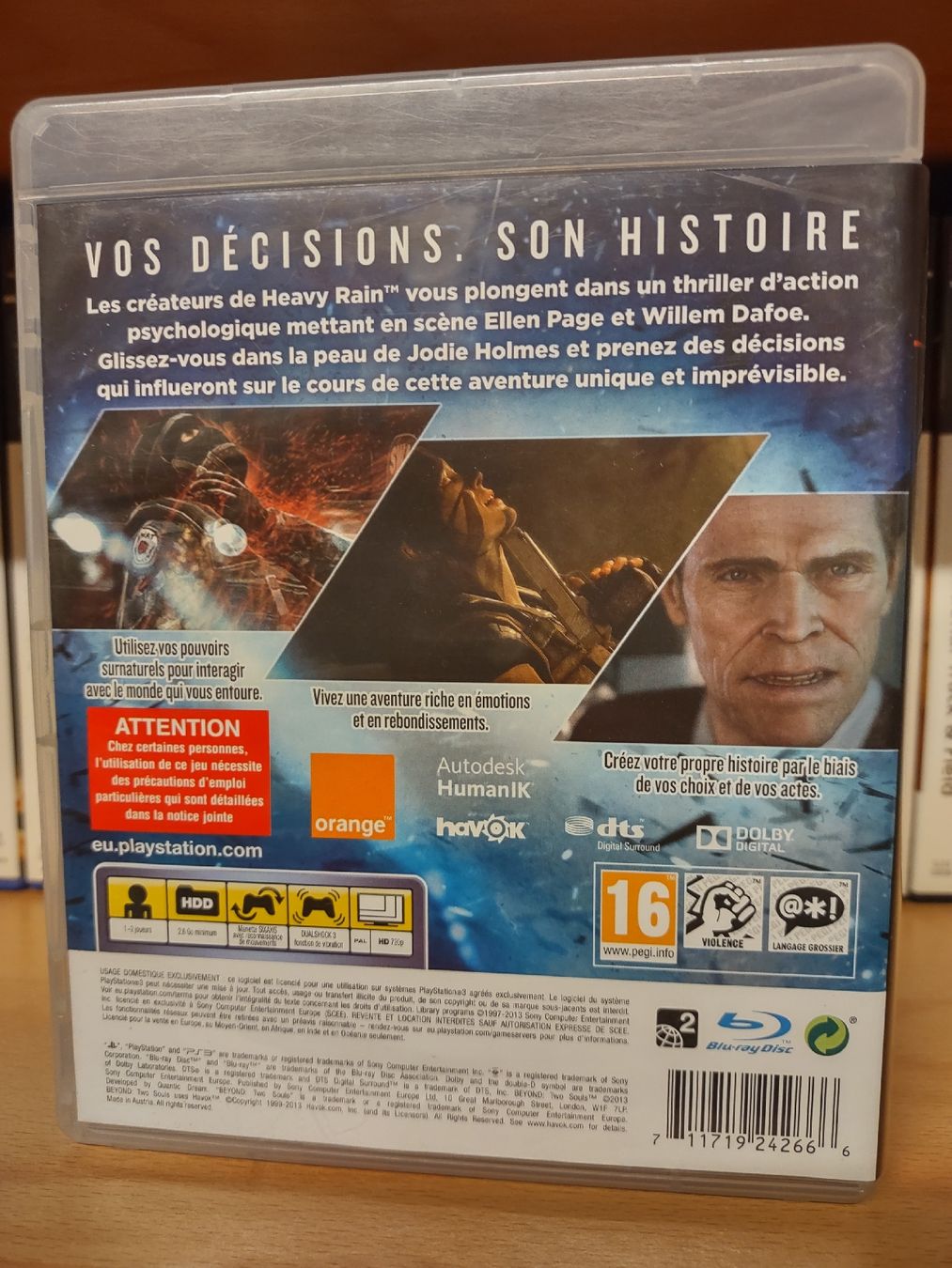 Sony Spiele: Beyond Two Souls PS3 - Jeu d'aventure et d'action  – Gebraucht aus fribourg von GameSpot 1