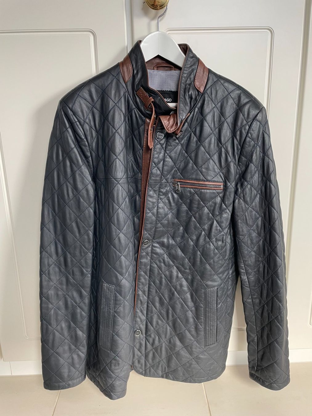 Giacche: Lederjacke in blau von Patago – Usato da Kriens venduto da Bruce05