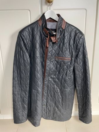 Lederjacke in blau von Patago
